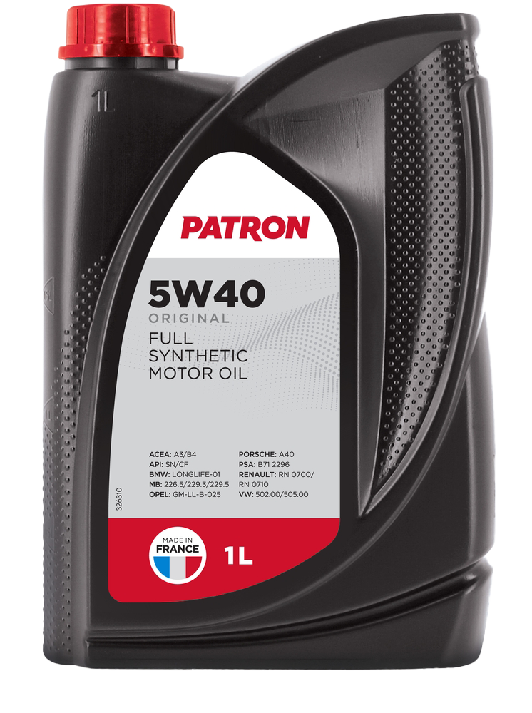 Моторное масло Patron ORIGINAL 5W40, 1л